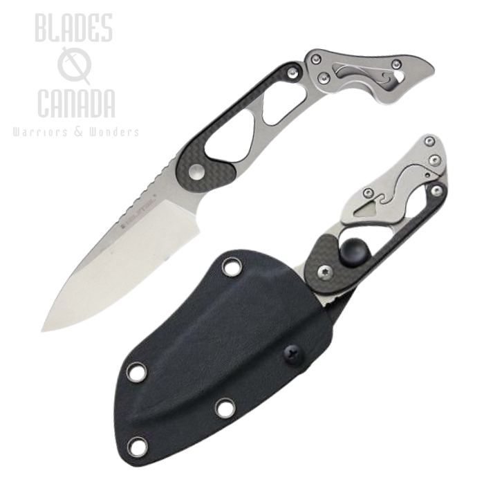 Real Steel Cormorant Apex Fixed Blade Knife, 14C28N, Kydex Sheath,3723